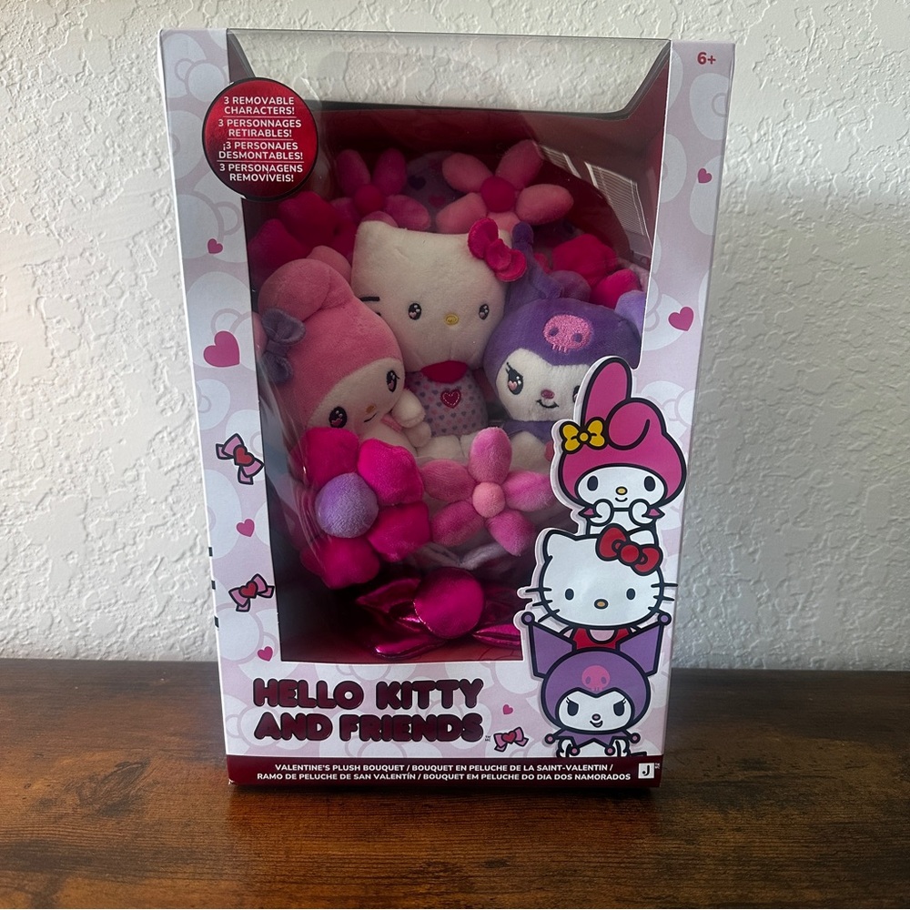 Hello Kitty® and Friends - 12 inch Plush Special Valentine’s Bouquet